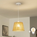 Brilagi - LED żyrandol na lince CERIA BOHO 1xE27/40W/230V Ø 28 cm brązowy