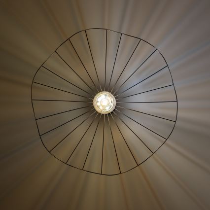 Brilagi - LED żyrandol na lince CERIA WIRE 1xE27/40W/230V śr. 80 cm czarny