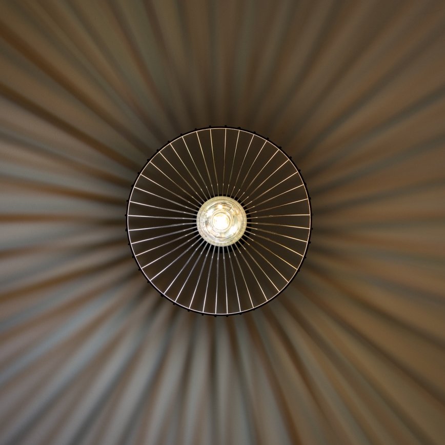 Brilagi - LED żyrandol na lince CERIA WIRE 1xE27/40W/230V, średnica 30 cm, czarny