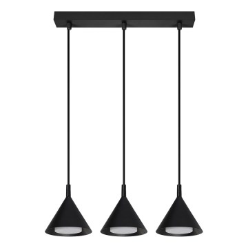 BRILAGI - LED Żyrandol na lince CONE TRIPLE 3xGX53/15W/230V czarny