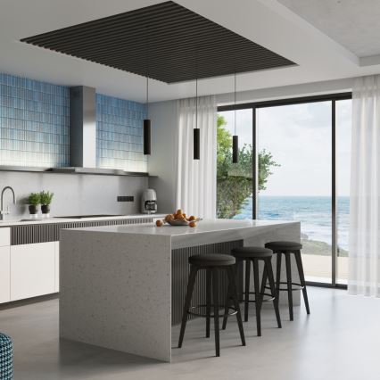 Brilagi - LED žyrandol na lince CRESTO 1xGU10/10W/230V czarny