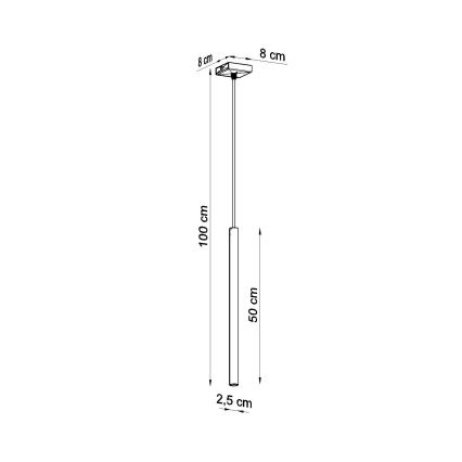 Brilagi -  LED Żyrandol na lince DRIFA 1xG9/4W/230V biały