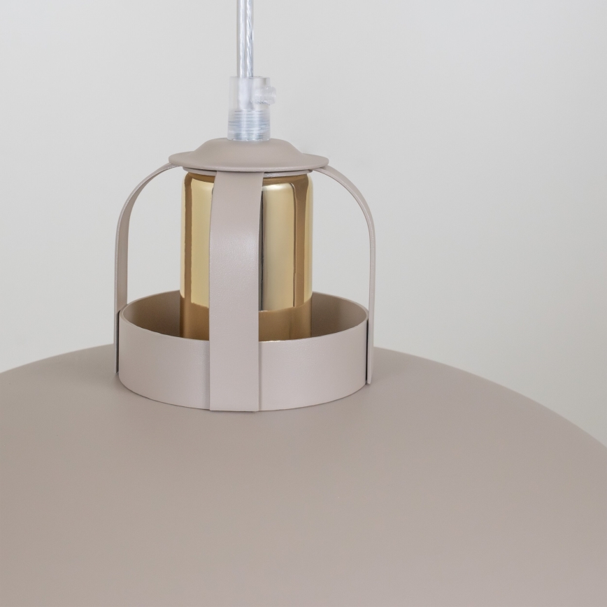 Brilagi - LED Żyrandol na lince FLAMENGO 1xE27/60W/230V beżowy