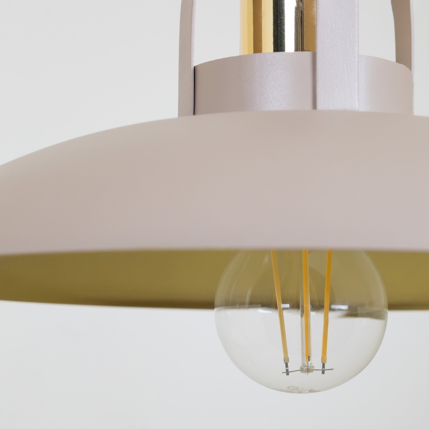 Brilagi - LED Żyrandol na lince FLAMENGO 1xE27/60W/230V beżowy