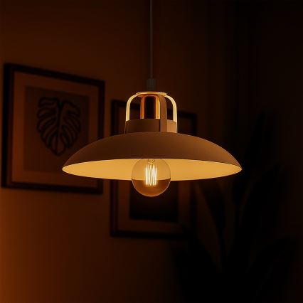 Brilagi - LED Żyrandol na lince FLAMENGO 1xE27/60W/230V biały