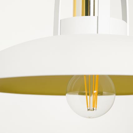 Brilagi - LED Żyrandol na lince FLAMENGO 1xE27/60W/230V biały