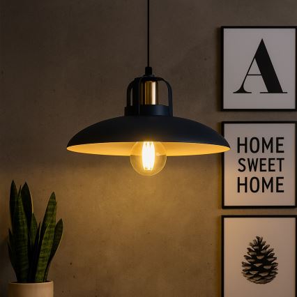 Brilagi - LED Żyrandol na lince FLAMENGO 1xE27/60W/230V niebieski