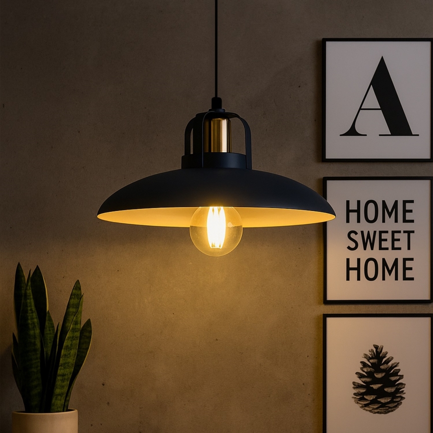 Brilagi - LED Żyrandol na lince FLAMENGO 1xE27/60W/230V niebieski