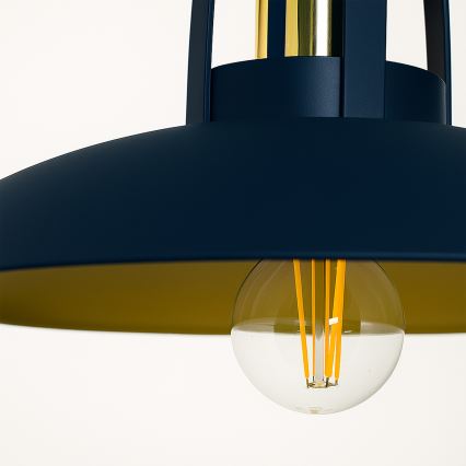 Brilagi - LED Żyrandol na lince FLAMENGO 1xE27/60W/230V niebieski