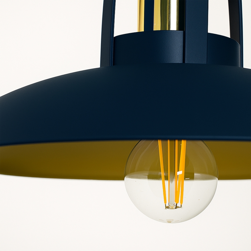 Brilagi - LED Żyrandol na lince FLAMENGO 1xE27/60W/230V niebieski