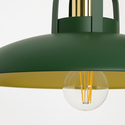 Brilagi - LED Żyrandol na lince FLAMENGO 1xE27/60W/230V zielony