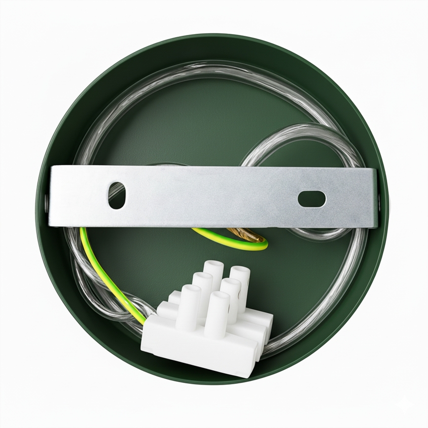 Brilagi - LED Żyrandol na lince FLAMENGO 1xE27/60W/230V zielony