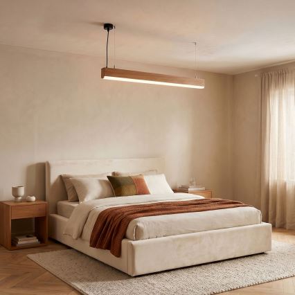 BRILAGI - LED Żyrandol na lince GARDALINE LED/100W/230V dąb
