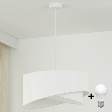 Brilagi - LED Żyrandol na lince LYRA 1xE27/15W/230V biały