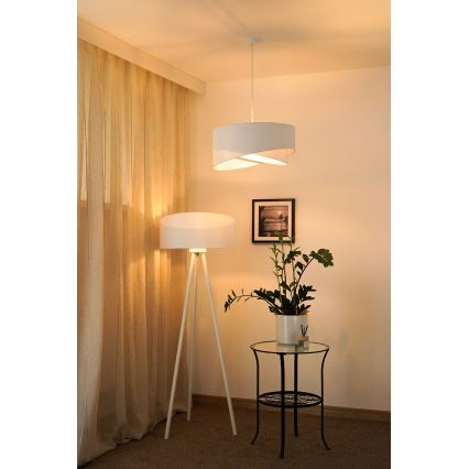 Brilagi - LED Żyrandol na lince LYRA 1xE27/15W/230V biały