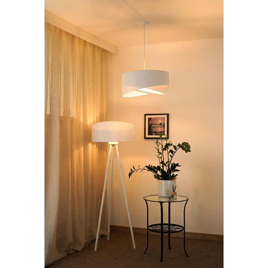 Brilagi - LED Żyrandol na lince LYRA 1xE27/15W/230V biały