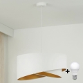 Brilagi - LED Żyrandol na lince LYRA 1xE27/15W/230V biały/złoty