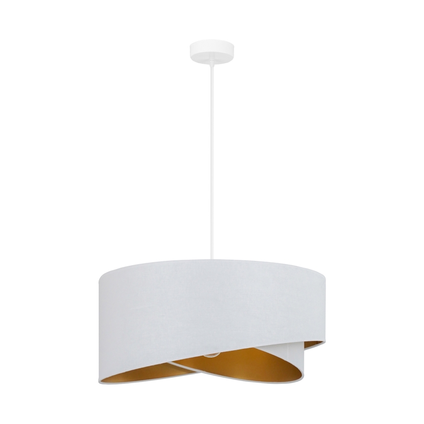 Brilagi - LED Żyrandol na lince LYRA 1xE27/15W/230V biały/złoty