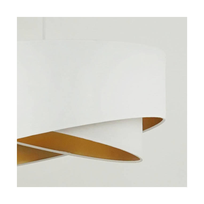Brilagi - LED Żyrandol na lince LYRA 1xE27/15W/230V biały/złoty