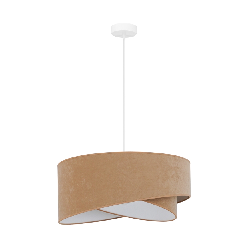 Brilagi - LED Żyrandol na lince LYRA 1xE27/15W/230V brązowy/biały