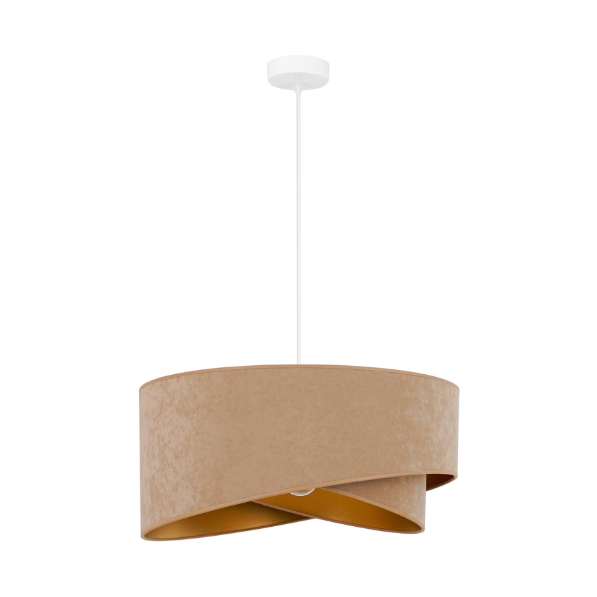 Brilagi - LED Żyrandol na lince LYRA 1xE27/15W/230V brązowy/złoty