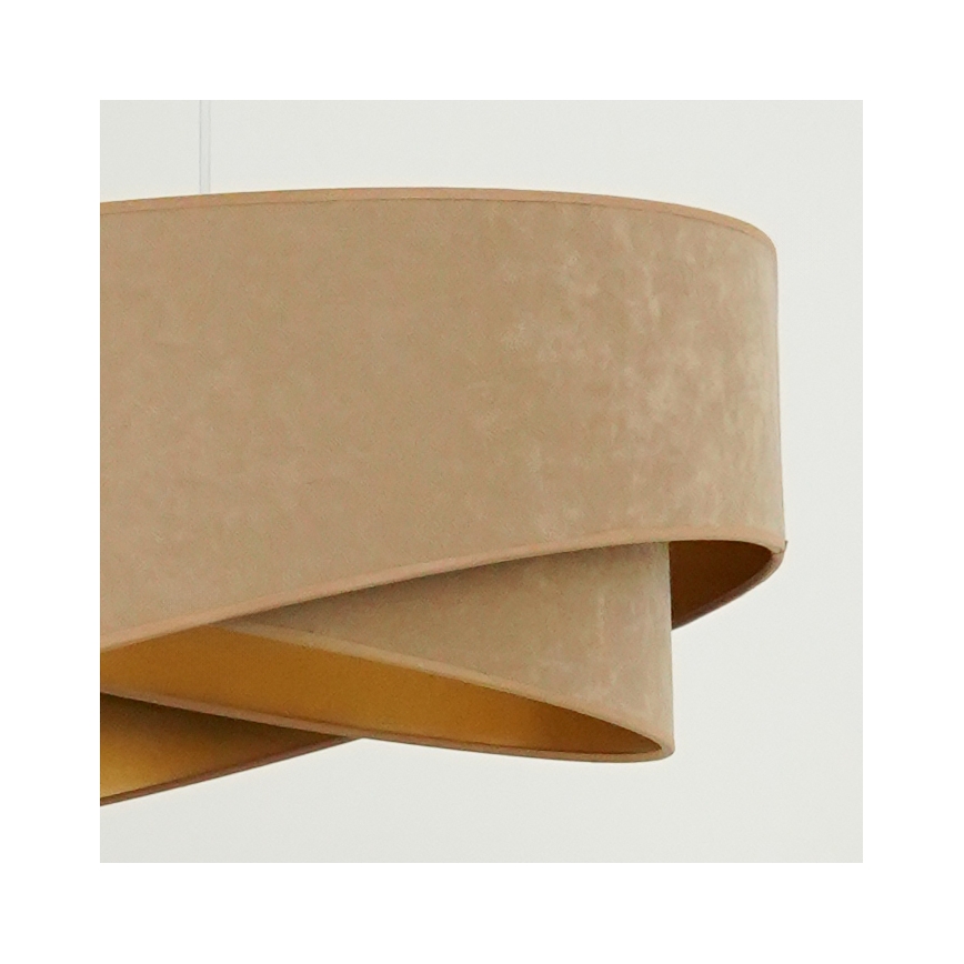 Brilagi - LED Żyrandol na lince LYRA 1xE27/15W/230V brązowy/złoty