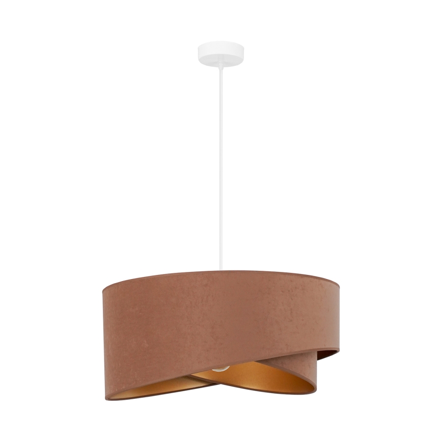 Brilagi - LED Żyrandol na lince LYRA 1xE27/15W/230V brązowy/złoty