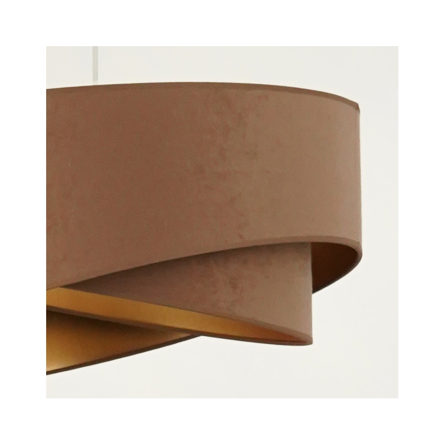 Brilagi - LED Żyrandol na lince LYRA 1xE27/15W/230V brązowy/złoty