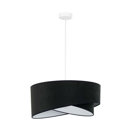 Brilagi - LED Żyrandol na lince LYRA 1xE27/15W/230V czarny/biały
