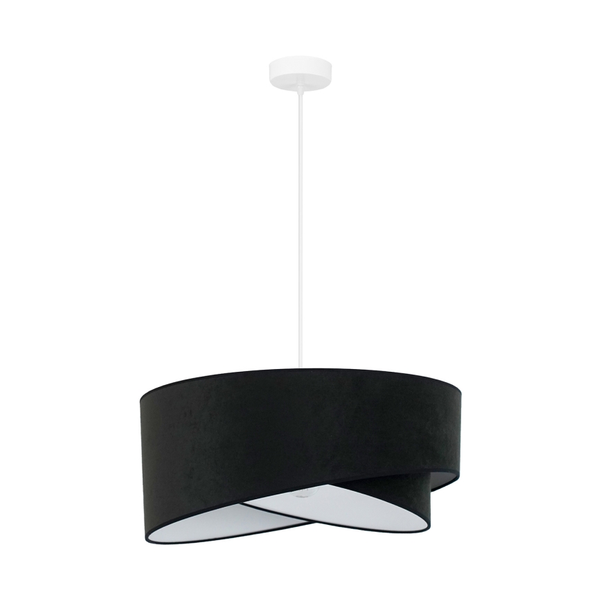 Brilagi - LED Żyrandol na lince LYRA 1xE27/15W/230V czarny/biały