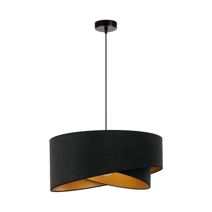 Brilagi - LED Żyrandol na lince LYRA 1xE27/15W/230V czarny/złoty