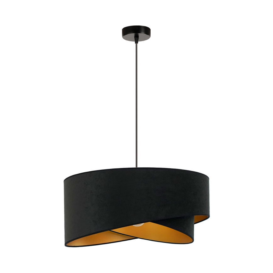 Brilagi - LED Żyrandol na lince LYRA 1xE27/15W/230V czarny/złoty