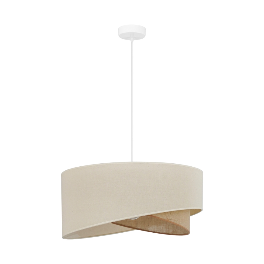 Brilagi - LED Żyrandol na lince LYRA 1xE27/15W/230V kremowy/beżowy