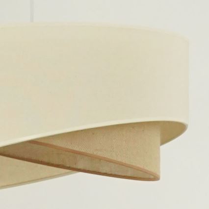 Brilagi - LED Żyrandol na lince LYRA 1xE27/15W/230V kremowy/beżowy