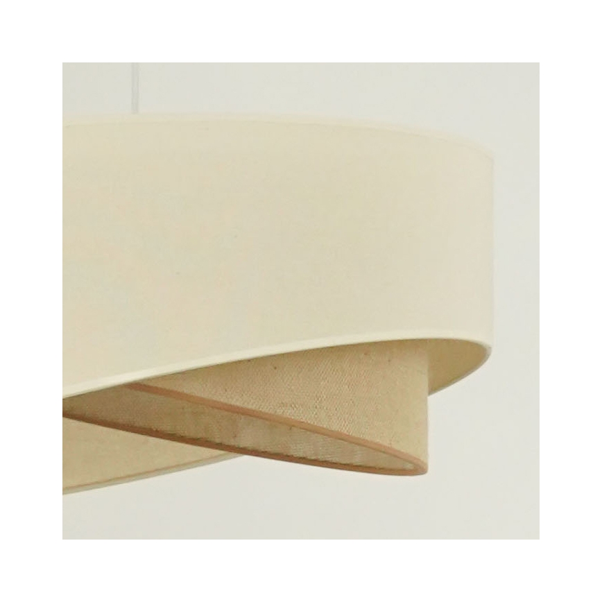 Brilagi - LED Żyrandol na lince LYRA 1xE27/15W/230V kremowy/beżowy