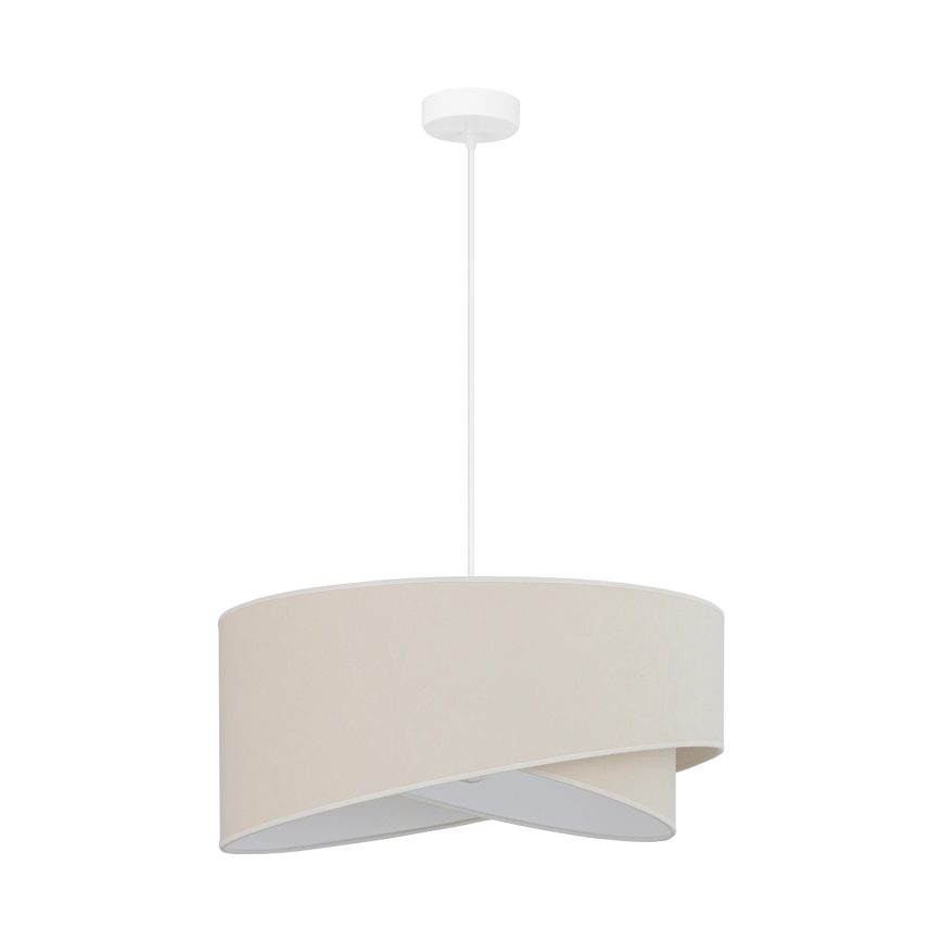 Brilagi - LED Żyrandol na lince LYRA 1xE27/15W/230V kremowy/biały