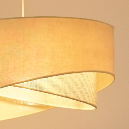 Brilagi - LED Żyrandol na lince LYRA 1xE27/15W/230V kremowy