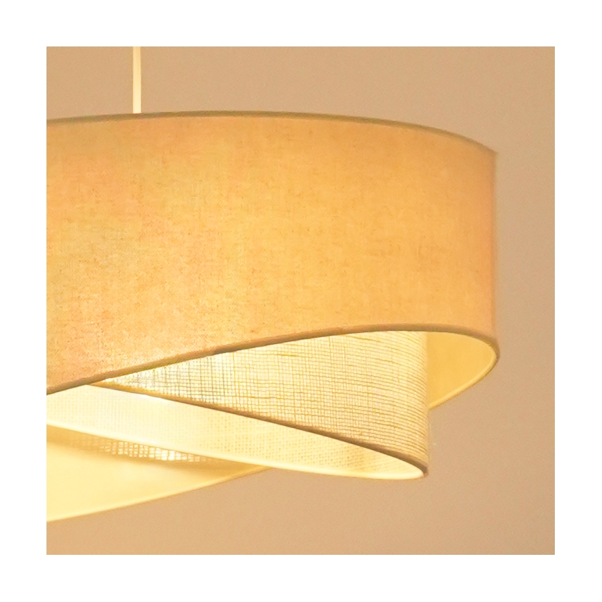 Brilagi - LED Żyrandol na lince LYRA 1xE27/15W/230V kremowy