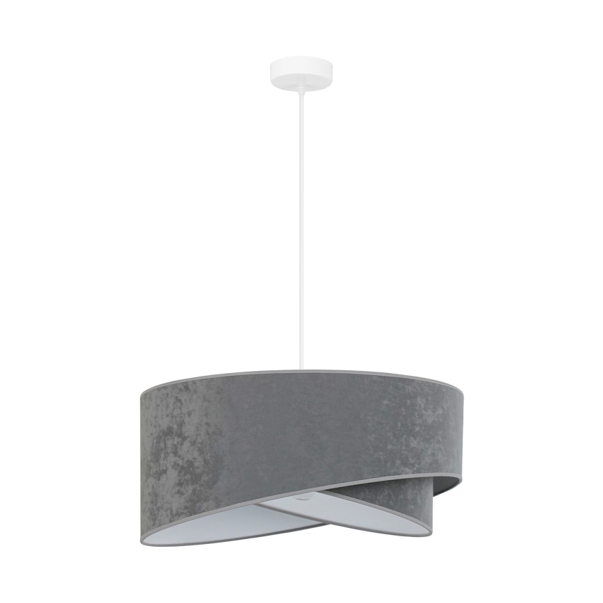 Brilagi - LED Żyrandol na lince LYRA 1xE27/15W/230V szary/biały