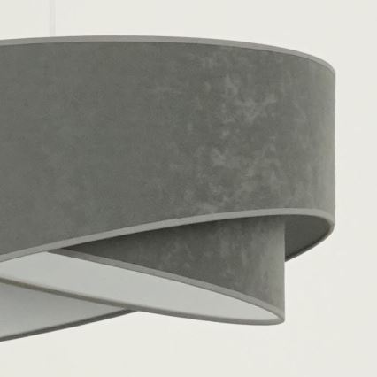 Brilagi - LED Żyrandol na lince LYRA 1xE27/15W/230V szary/biały