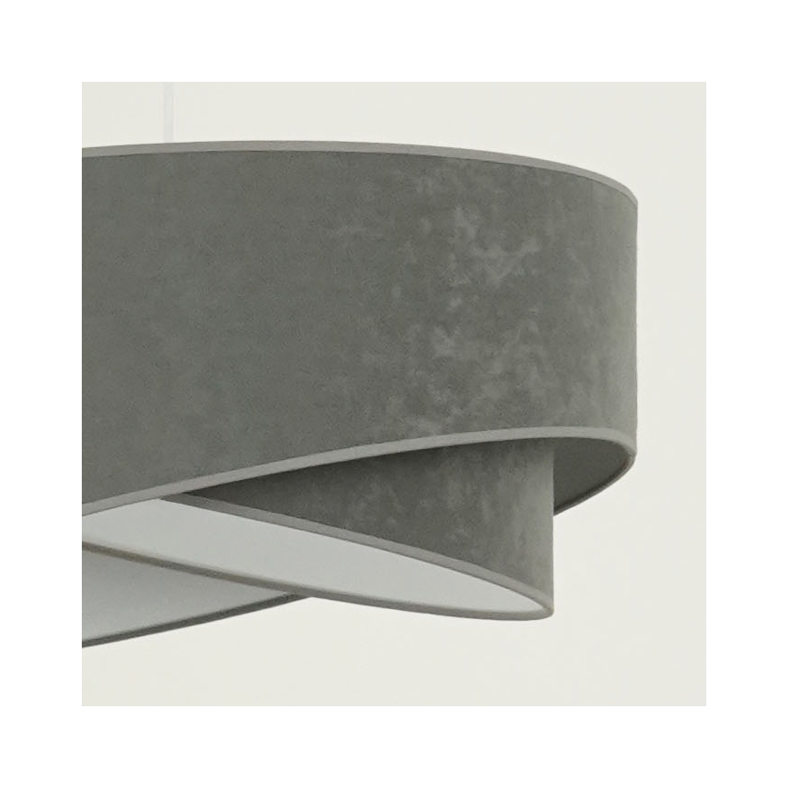 Brilagi - LED Żyrandol na lince LYRA 1xE27/15W/230V szary/biały