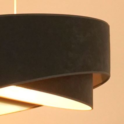 Brilagi - LED Żyrandol na lince LYRA 1xE27/15W/230V szary/biały