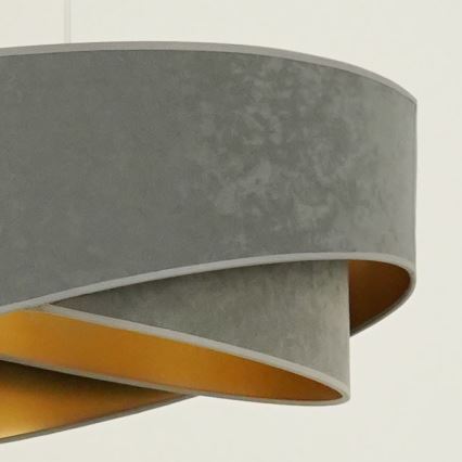 Brilagi - LED Żyrandol na lince LYRA 1xE27/15W/230V szary/złoty
