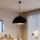 Brilagi - LED żyrandol na lince METALO 1xE27/40W/230V śr. 60 cm czarny/miedziany