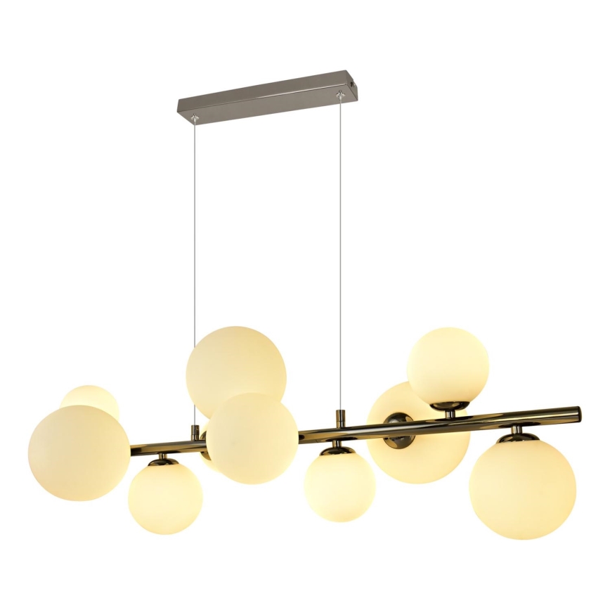 Brilagi - LED Żyrandol na lince MILLA 10xG9/3W/230V chrom błyszczący/biały