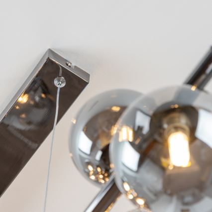 Brilagi - LED Żyrandol na lince MILLA 10xG9/3W/230V chrom błyszczący/przydymiony