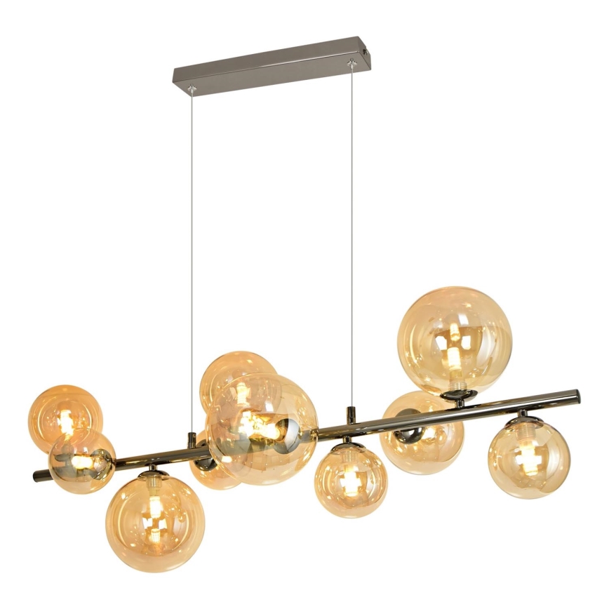 Brilagi - LED Żyrandol na lince MILLA 10xG9/3W/230V chrom błyszczący/złoty