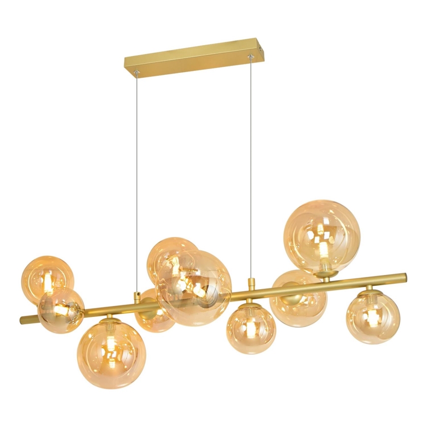 Brilagi - LED Żyrandol na lince MILLA 10xG9/3W/230V złoty