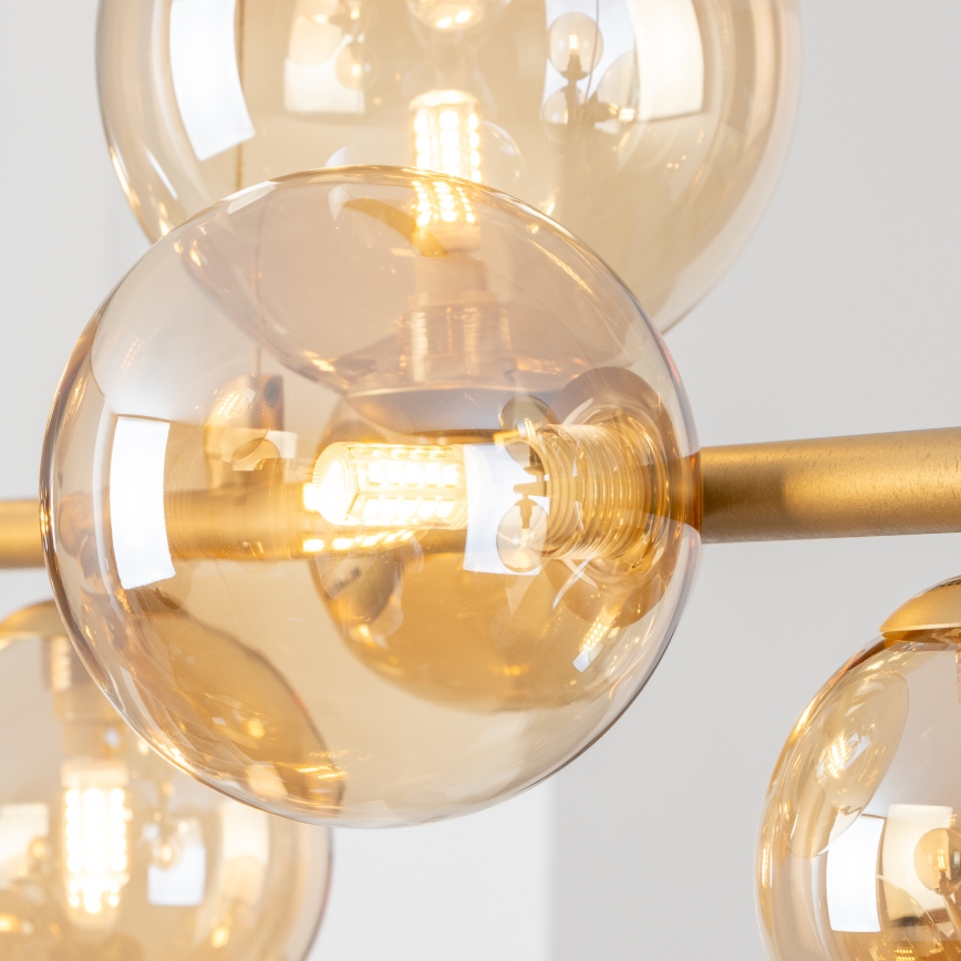 Brilagi - LED Żyrandol na lince MILLA 10xG9/3W/230V złoty