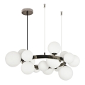 Brilagi - LED Żyrandol na lince MILLA 15xG9/3W/230V chrom błyszczący/biały